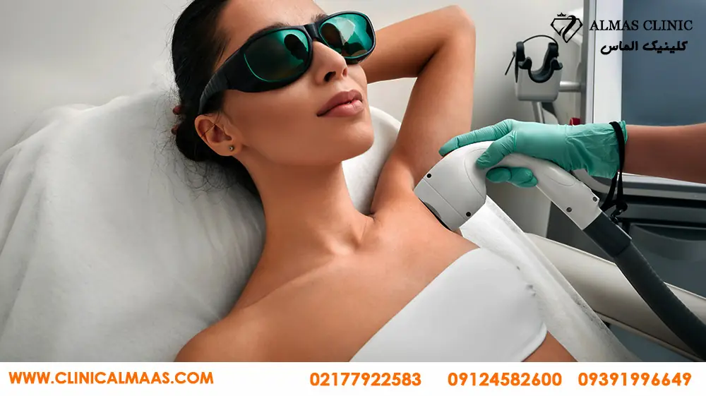 دستگاه لیزر الکس کندلا در کلینیک الماس شرق تهران 